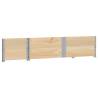 Pallet Collars 2 pcs 150x50 cm Solid Wood Pine - Hipomarket