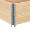 Pallet Collars 2 pcs 150x50 cm Solid Wood Pine - Hipomarket