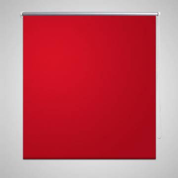 Red Roller Blind Blackout 40x100 cm - Light Control Solution