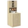 Washing Machine Cabinets 2 pcs - Sonoma Oak Engineered Wood