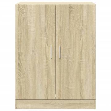 Washing Machine Cabinets 2 pcs - Sonoma Oak Engineered Wood