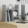  Desk Organiser Concrete Grey 34.5x15.5x35.5 cm Engineered wood Colour concrete grey Size 34.5 x 15.5 x 35.5 cm 