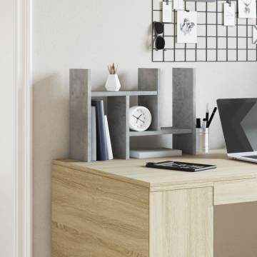 Concrete Grey Desk Organiser - Stylish & Durable Storage| HipoMarket