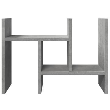 Concrete Grey Desk Organiser - Stylish & Durable Storage| HipoMarket