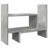 Concrete Grey Desk Organiser - Stylish & Durable Storage