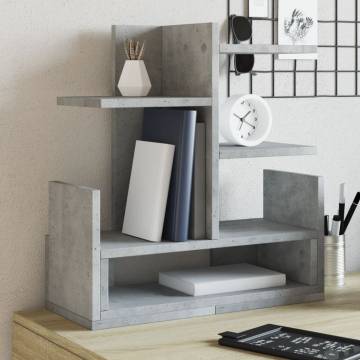 Concrete Grey Desk Organiser - Modern & Compact | HipoMarket