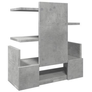 Concrete Grey Desk Organiser - Modern & Compact | HipoMarket