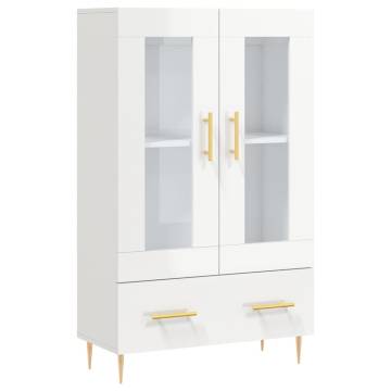 Highboard High Gloss White - Modern Storage Solution | HipoMarket