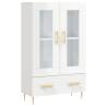 Highboard High Gloss White - Modern Storage Solution | HipoMarket