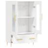 Highboard High Gloss White - Modern Storage Solution | HipoMarket