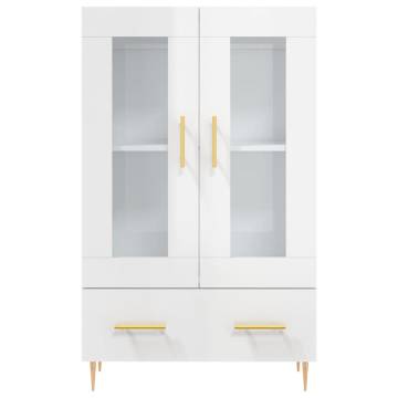 Highboard High Gloss White - Modern Storage Solution | HipoMarket