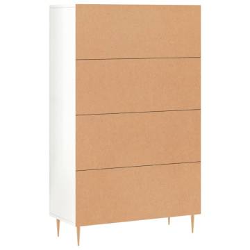 Highboard High Gloss White - Modern Storage Solution | HipoMarket