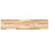 Floating Shelf - Untreated Solid Acacia Wood 140x30x2 cm