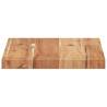 Floating Shelves 2 Pcs - Solid Acacia Wood | HipoMarket