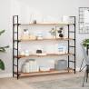  Floating Shelves 4 pcs 120x30x2 cm Oil Finished Solid Wood Acacia Colour dark brown Size 120 x 30 x 2 cm Quantity in Package 4 Number of Pieces 1 