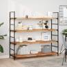  Floating Shelves 2 pcs 120x40x4 cm Oil Finished Solid Wood Acacia Colour dark brown Size 120 x 40 x 4 cm Quantity in Package 2 Number of Pieces 1 