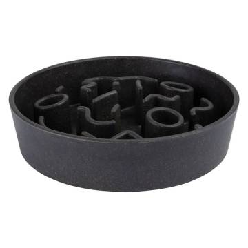 DISTRICT70 Slow Feeder for Dogs - Bamboo 21 cm Dark Grey