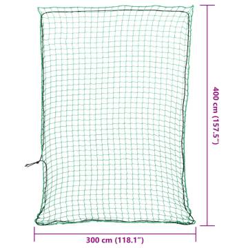 Trailer Net with Elastic Rope Green 4x3m - Durable & Versatile