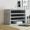  Desk Organiser Concrete Grey 36x26x29.5 cm Engineered wood Colour concrete grey 