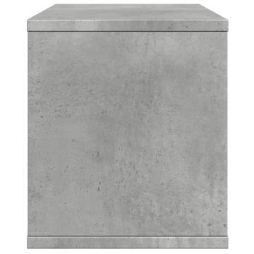 Desk Organiser Concrete Grey - Stylish & Durable Storage Solution