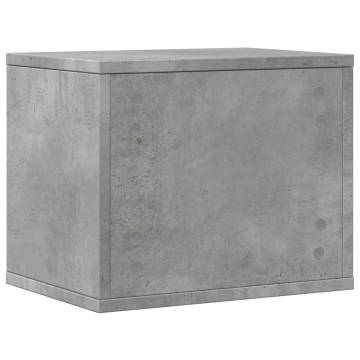 Desk Organiser Concrete Grey - Stylish & Durable Storage Solution