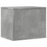 Desk Organiser Concrete Grey - Stylish & Durable Storage Solution