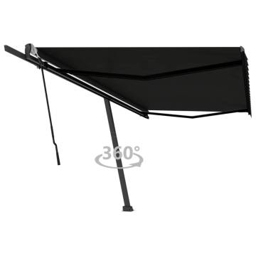 Freestanding Manual Retractable Awning 500x350 cm - Anthracite