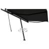 Freestanding Manual Retractable Awning 500x350 cm Anthracite Colour anthracite Size 500 x 350 cm Quantity in Package 1 