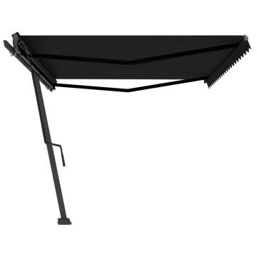 Freestanding Manual Retractable Awning 500x350 cm - Anthracite