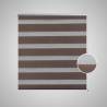 Zebra Blind 50x100 cm Coffee - Stylish Roller Blinds