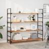  Floating Shelves 2 pcs 140x40x2 cm Oil Finished Solid Wood Acacia Colour dark brown Size 140 x 40 x 2 cm Quantity in Package 2 Number of Pieces 1 