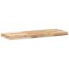 Floating Shelf 80x30x4 cm - Untreated Solid Wood Acacia