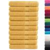 Premium SOLUND Towels 10pcs Gold 100x200cm 600gsm - Hipo Market