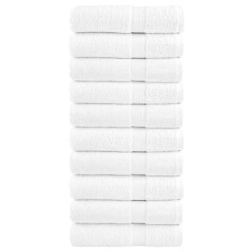 Premium Hand Towels SOLUND 10pcs - Soft & Absorbent 50x100cm