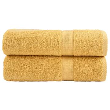 Premium Hand Towels SOLUND 2pcs Gold - 50x100cm