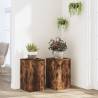  Plant Stands 2 pcs Smoked Oak 30x30x50 cm Engineered wood Colour smoked oak Size 30 x 30 x 50 cm Quantity in Package 2 