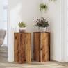  Plant Stands 2 pcs Old Wood 30x30x70 cm Engineered wood Colour old wood Size 30 x 30 x 70 cm Quantity in Package 2 