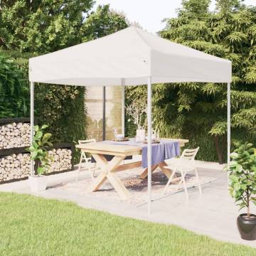 Folding Party Tent White 2x2 m – Durable & UV-Resistant