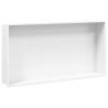  Shower Niche Matt White 62x32x9 cm Stainless Steel Colour white 