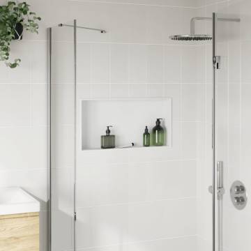 Shower Niche Matt White 62x32x9 cm - Durable Stainless Steel