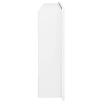 Shower Niche Matt White 62x32x9 cm - Durable Stainless Steel