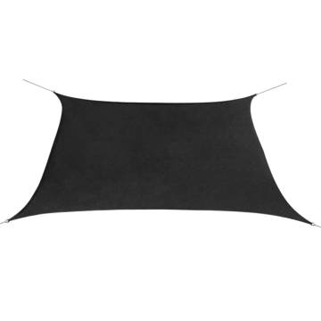 Sunshade Sail Oxford Fabric 3.6x3.6 m - Anthracite | Hipo Market