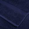 Premium Navy Blue Towels SOLUND - 2pcs 100x200cm 600gsm