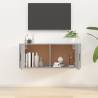 Wall Mounted TV Cabinet Concrete Grey - Stylish Storage Solution