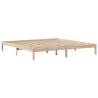 Super King Bed Frame with Headboard - Solid Pine 180x200 cm