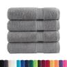 Premium Hand Towels SOLUND 4pcs Grey 50x100cm - Soft & Absorbent