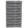  Premium Towels SOLUND 10pcs Grey 100x200cm 600gsm Colour grey Size 100 x 200 cm Quantity in Package 10 