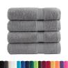 Premium Bath Towels SOLUND 4pcs Grey 100x150cm 600gsm