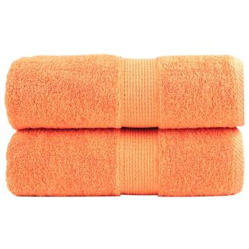 Premium Soap Towels SOLUND - 2 pcs Orange 30x30 cm | HipoMarket