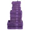  12 Piece Premium Towel Set SOLUND Purple 600 gsm Colour purple Quantity in Package 1 